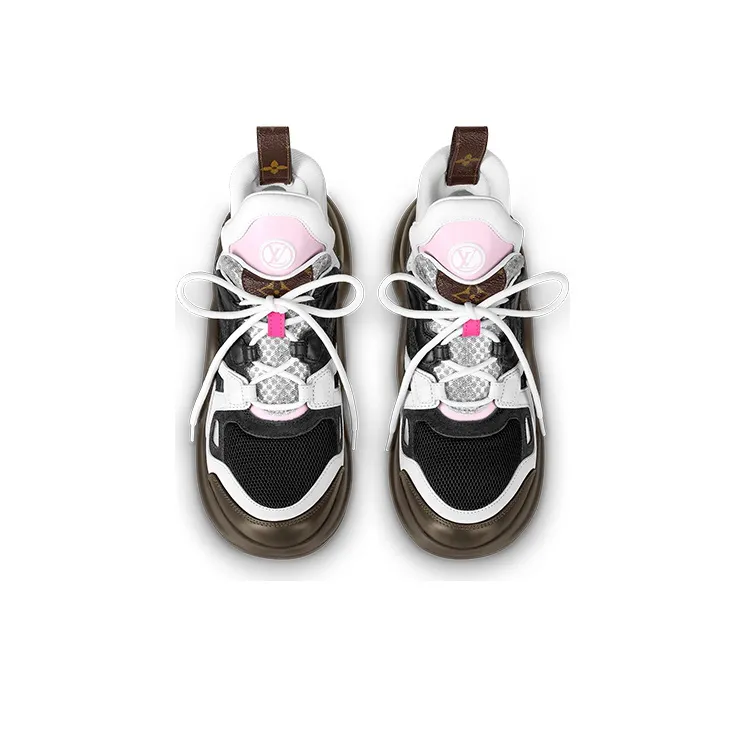 LOUIS VUITTON Archlight Sneakers 'Black Pink Brown' Women's-3