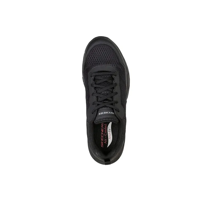 Skechers ARCH FIT BAXTER Abrasion Resistant Breathable Low Top Casual Shoes Men's All Black-2