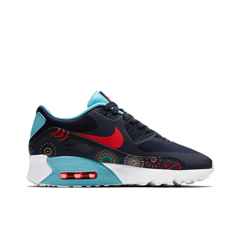 Nike Air Max 90 Ultra 2.0 'Black Red Blue' Women's-1