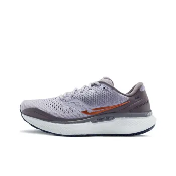 Saucony Triumph 18 Rebound Cushioning Wear Resistant Slip Resistant Support Low Top Running Shoes Women's Light Purple
