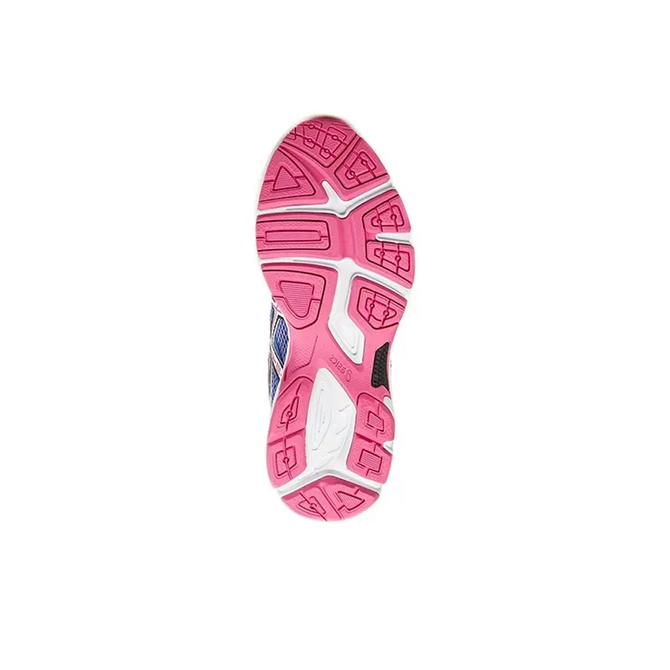 Asics Gel-Pursuit Wear-Resistant Low-Top Running Shoes Women's Blue Pink-4
