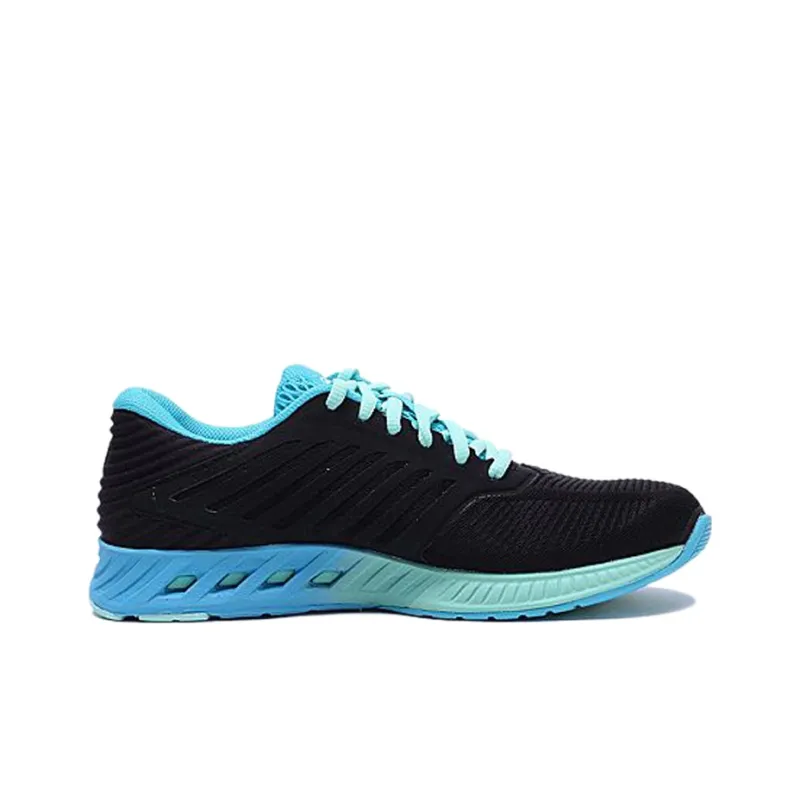 Asics Fuze Wear-Resistant Slip-Resistant Low-Top Running Shoes Women's Black Ice Blue-1