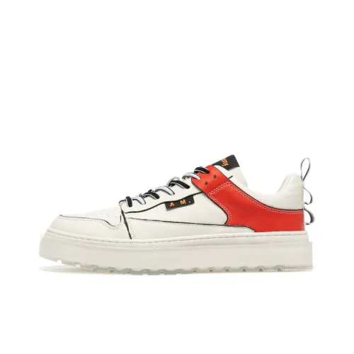 Anthony Miles Skateboard Shoes Men Low-Top White/Red