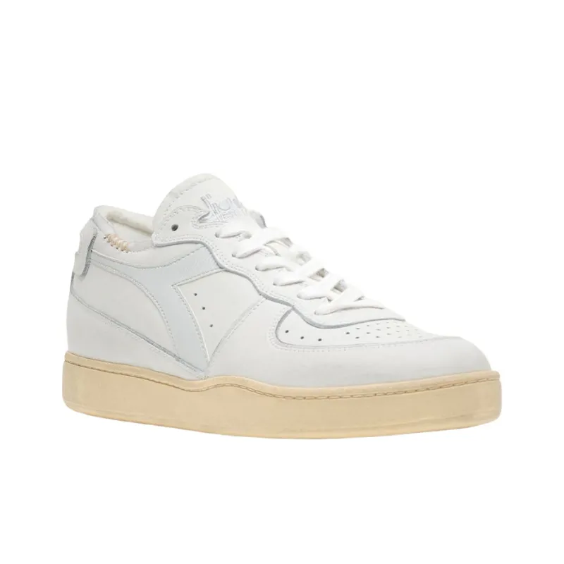 diadora Mi Basket Row Cut 'White Dawn Blue'-1