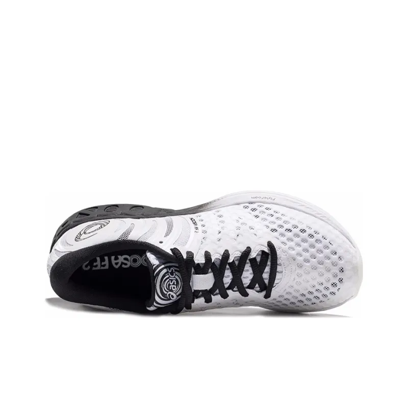 Asics Noosa FF 2 Wear-Resistant Low-Top Running Shoes Women's Gray White-2