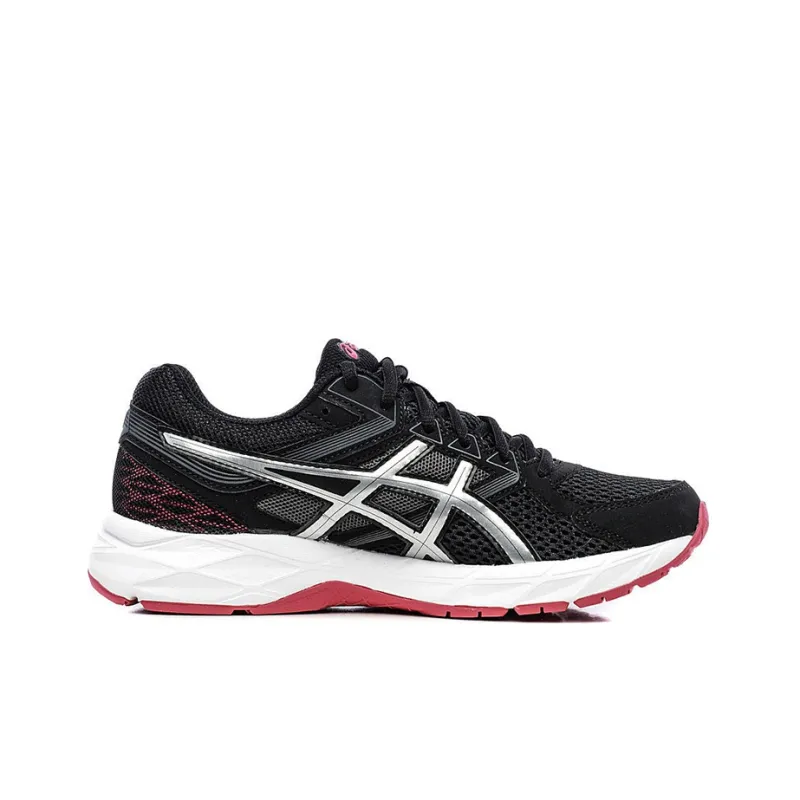 Asics Gel-Contend 3 Low-Top Running Shoes Women's Black Silver-1