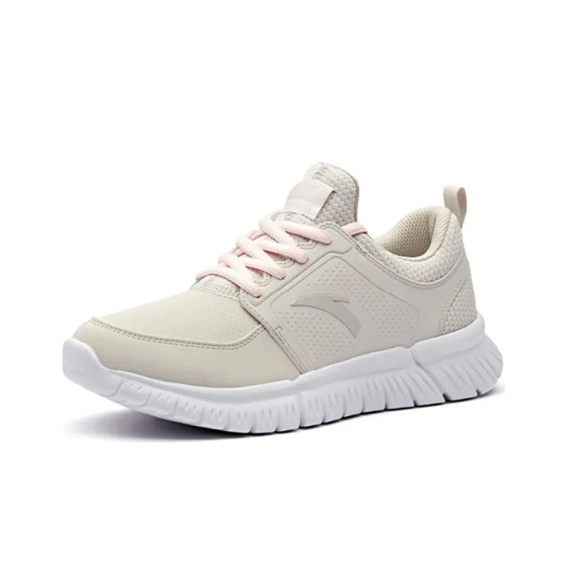 ANTA Running Shoes Women's Low Top Shade 1 Gray/Pearl Pink/ANTA White-2