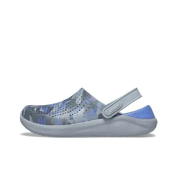 Crocs LiteRide Printed Camo Clogs 'Blue Grey'