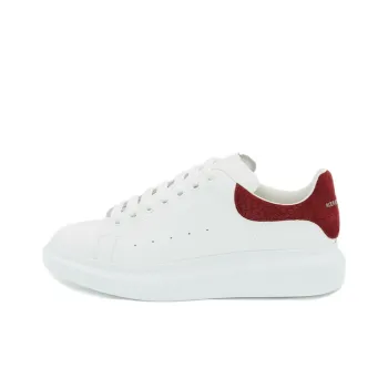 Alexander McQueen Oversized Burgundy Croc Suede