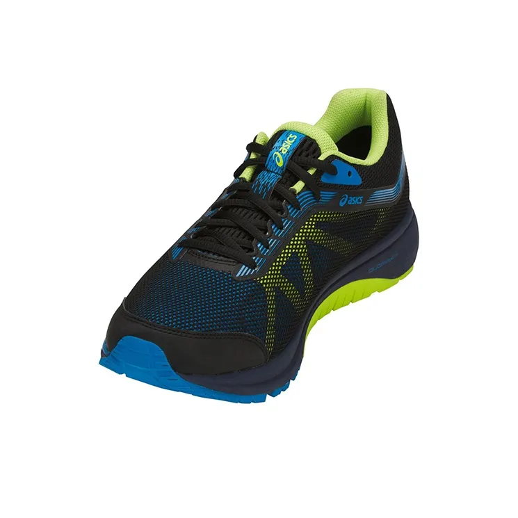 Asics GT-1000 7 Running Shoes Men Low-Top Black/Blue-1