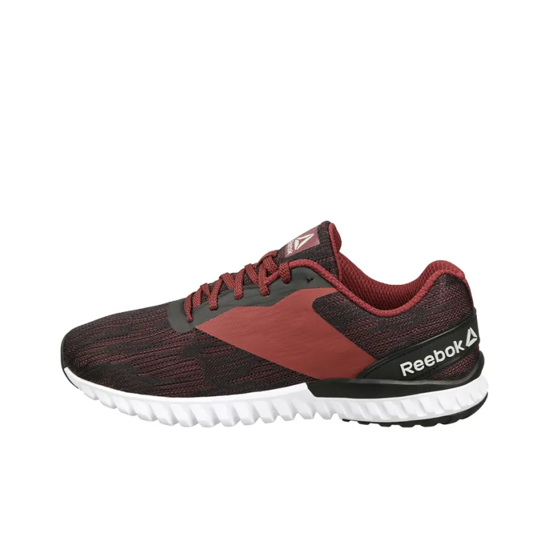Reebok Runner Lp Plus Cushioning Anti-Slip And Wear-Resistant Low-Top Running Shoes Men's Black Red-0