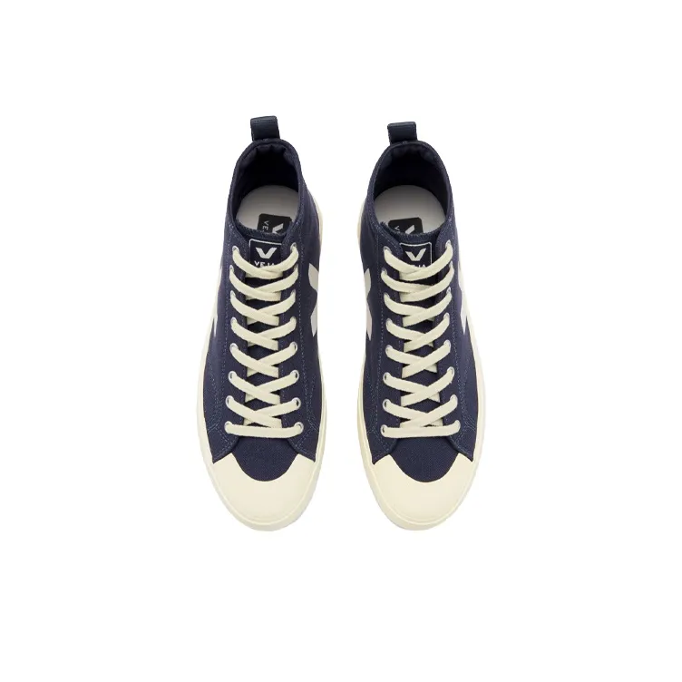 VEJA Nova High-Top Stylish Skateboarding Shoes Unisex Dark Blue-3