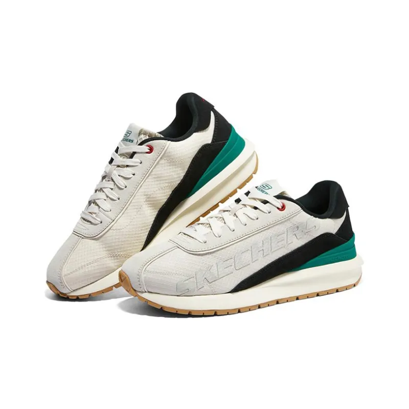 Skechers Sport Shoes 'Beige Black Green'-2