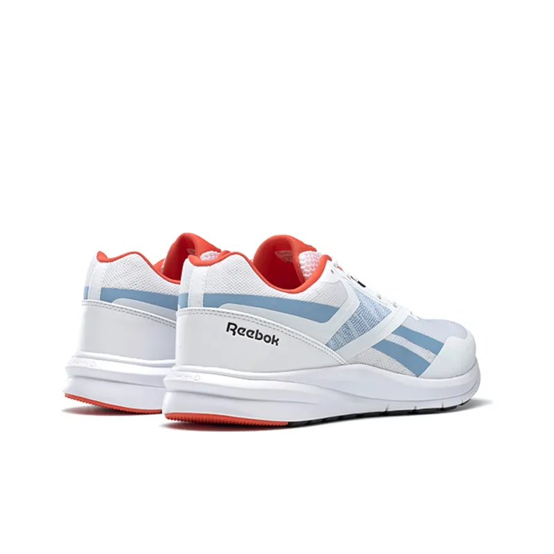 Reebok Runner 4.0 Abrasion Resistant Slip Resistant Low Top Running Shoes Men's White-3