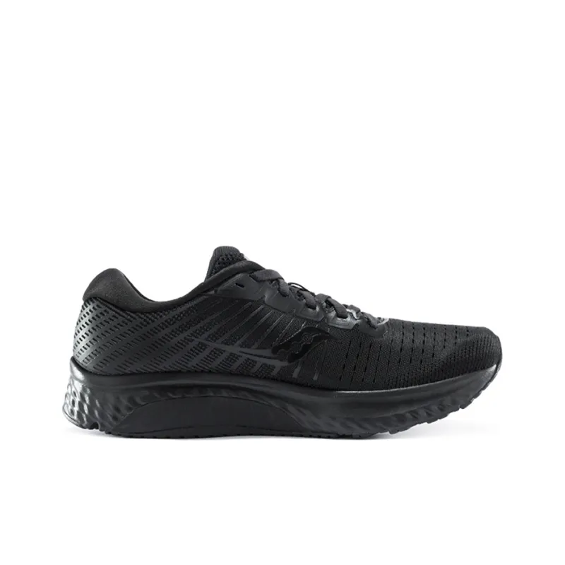Saucony Guide 13 Cushioning Anti Slip And Wear Resistant Support Low Top Training Running Shoes Women's Black-1