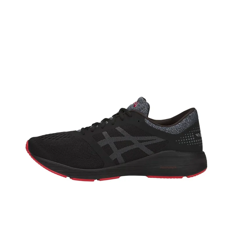 Asics Roadhawk FF Running Shoes Men Low Top Black/Red-0
