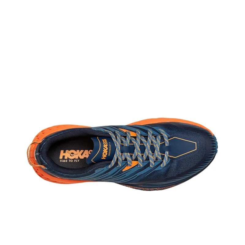 HOKA ONE ONE Speedgoat 4 Real Teal Persimmon Orange-3