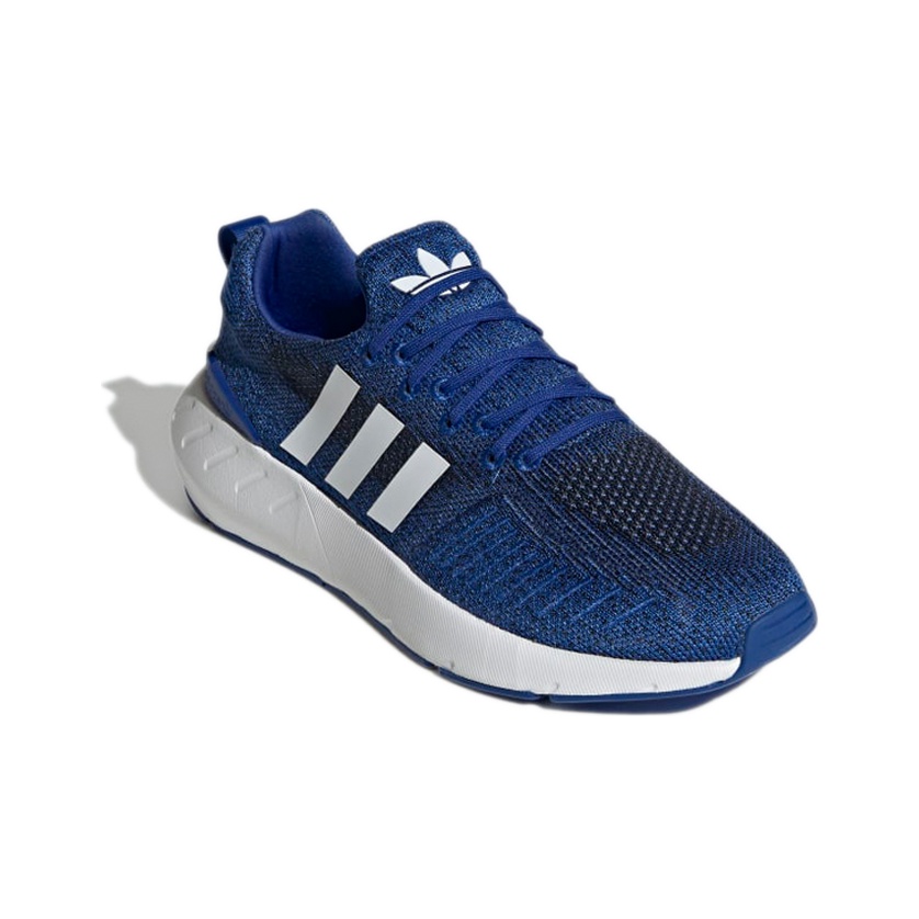 Adidas swift run blue and white best sale