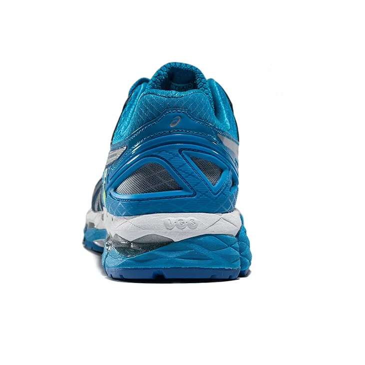 Asics Gel-Kayano 22 Wear-Resistant Low-Top Running Shoes Men's Blue Silver Black-3