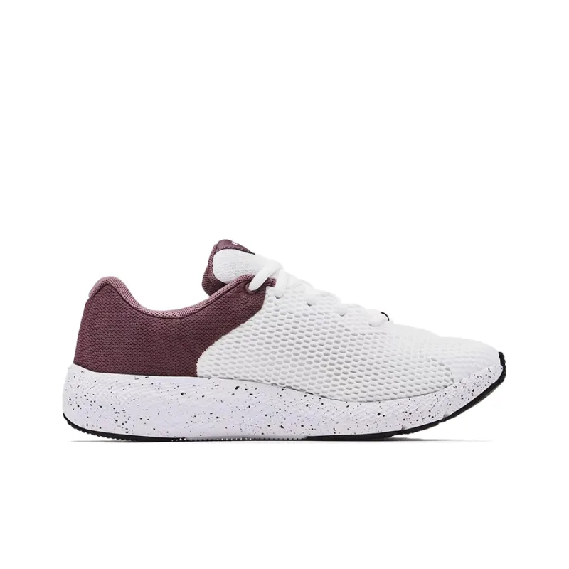 Under Armour Charged Pursuit 2 Big Logo Speckled 'White Ash Plum' Women's-1