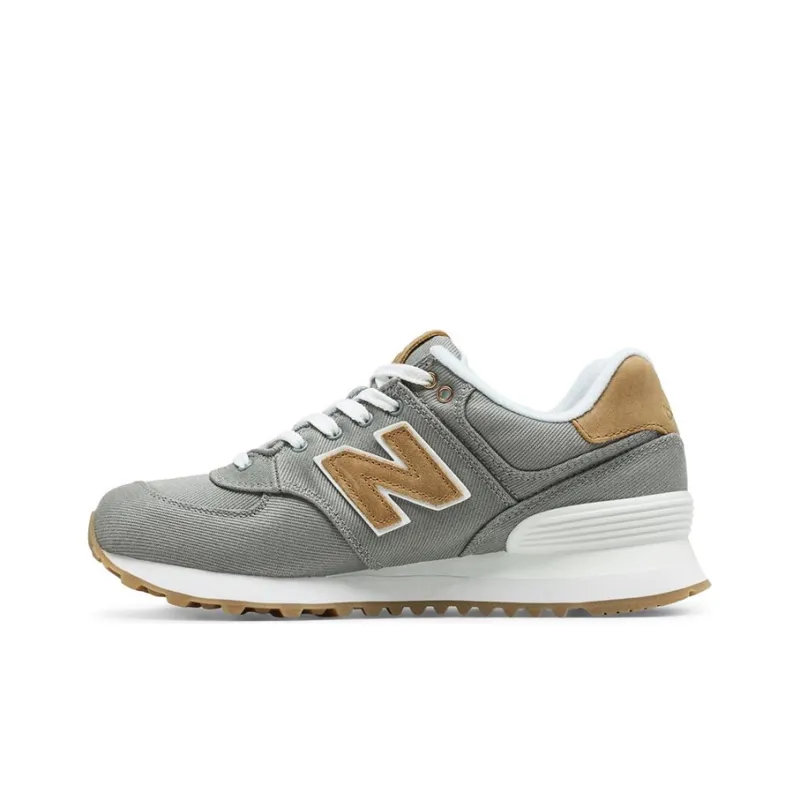 New Balance 574Series 15 Ounce Canvas Grey Women's-0