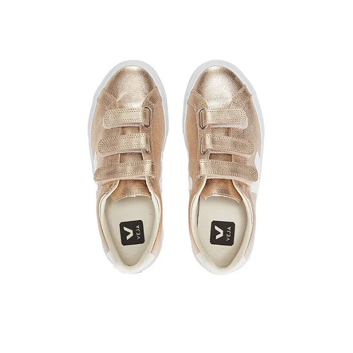 VEJA Skateboard Shoes Women's Low Top Gold-3
