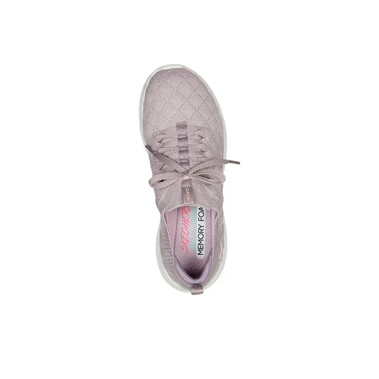 Skechers Ultra Flex 1.0 Cushioning Anti-Slip And Wear-Resistant Low-Top Running Shoes Women's Pink-3