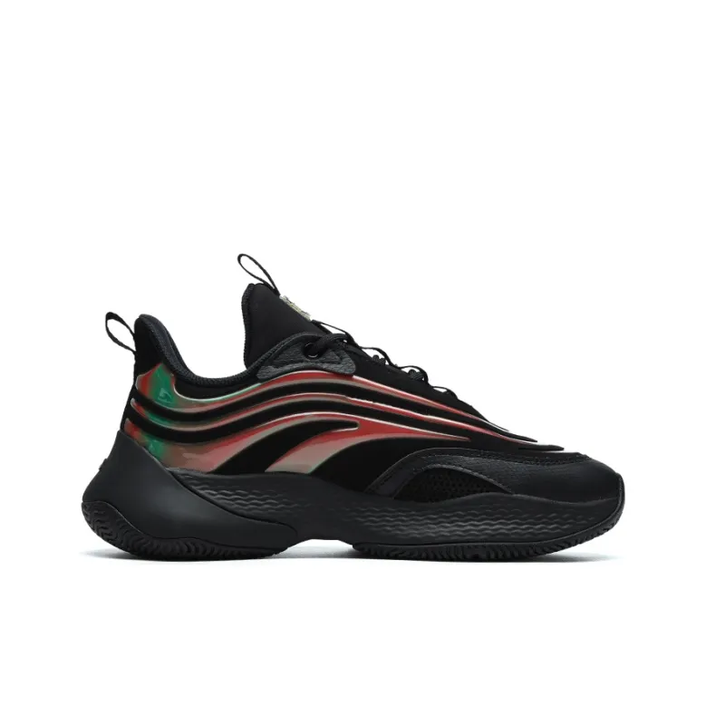 FILA FUSION Ray 2 Cushioned Wear Resistant Coverage Low Top Casual Shoes Women's Black-1