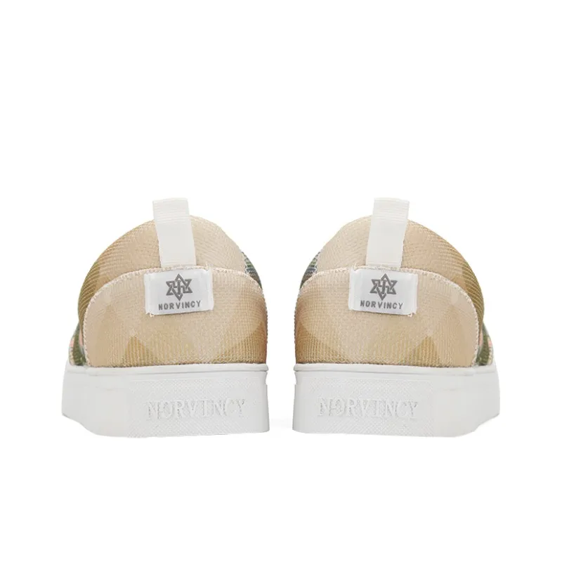NORVINCY Owl Stylish Skateboarding Shoes Unisex Green Umber-3