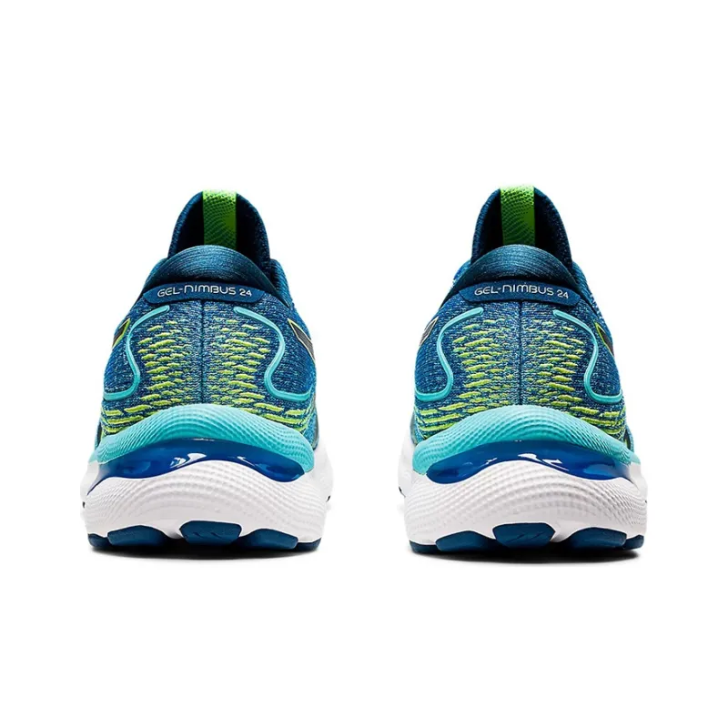 Asics Gel Nimbus 24 Lake Drive Hazard Green-4
