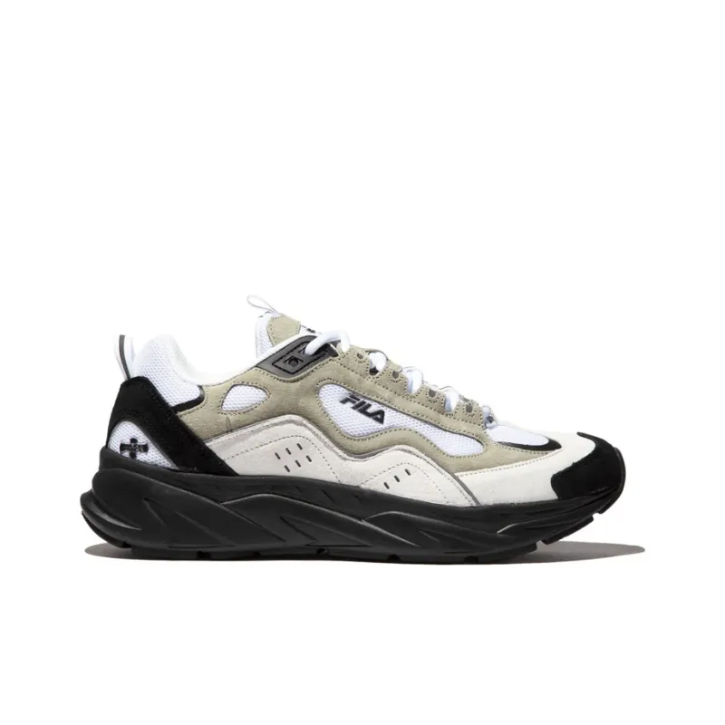 Major Force x FILA Trigate Cushioning Wear-Resistant Low-Top Casual Athletic Shoes Men's Beige Brown-1