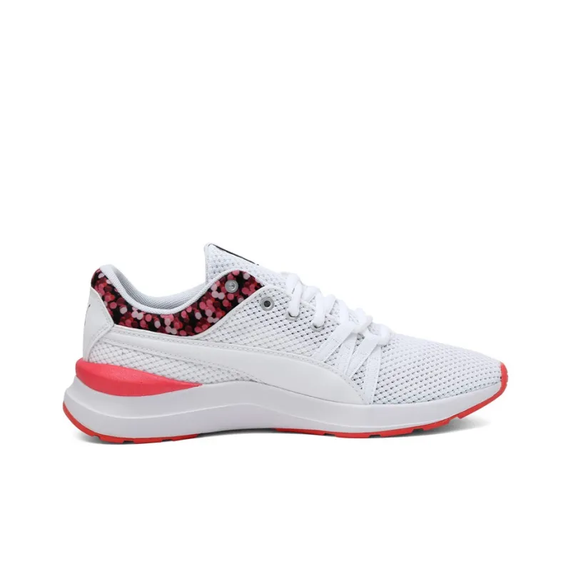 PUMA Adela Anti-Slip Wear-Resistant Low-Top Running Shoes Women's White-1