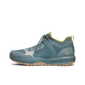 Skechers Go Trail Jackrabbit Low-Top Trail Running Shoes Men's Green Yellow