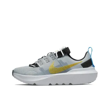 Nike Crater Impact Sports Shoes Grey/Blue/Yellow GS