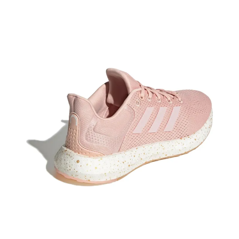 Adidas Pure Boost 21 Cushioning Breathable Wear-Resistant Slip-Resistant Low-Top Running Shoes Women's Pink-3