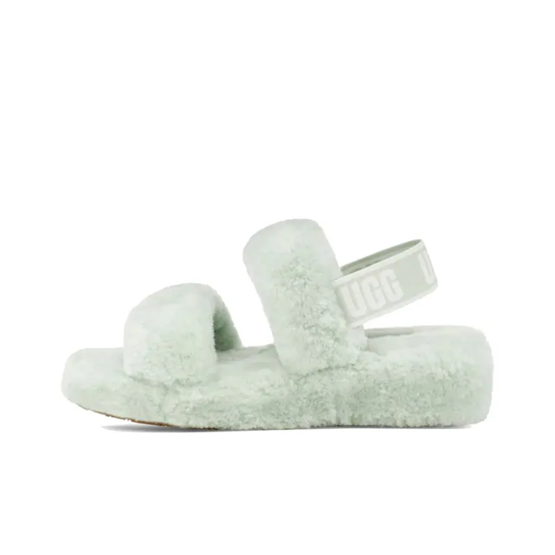 UGG Oh Yeah Thick Sole Sandals Mint Green Women's-0