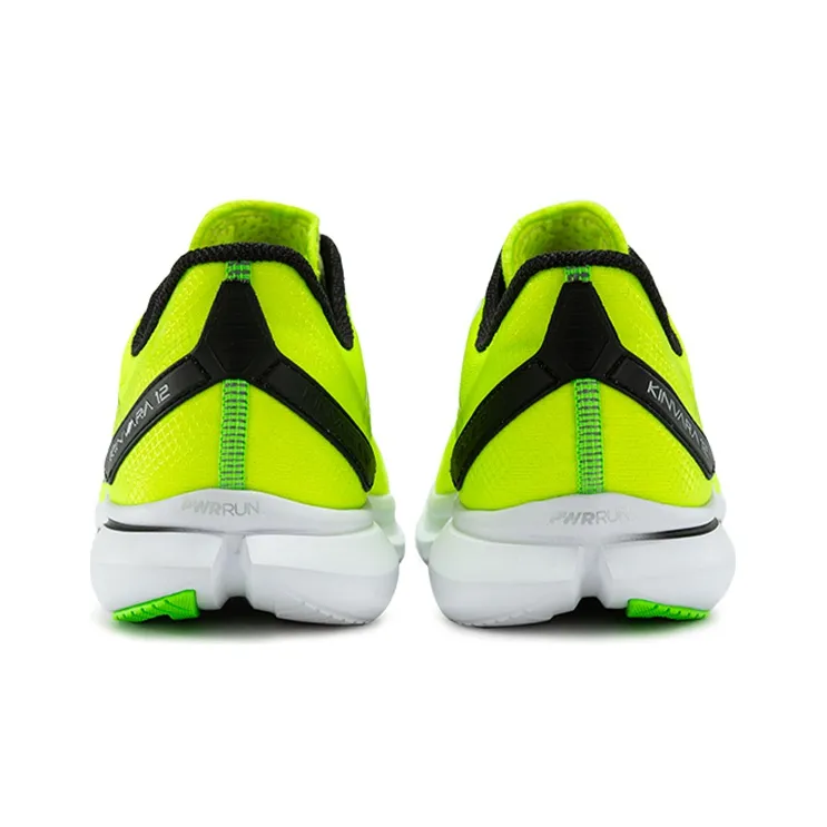 Saucony Cushioning Anti Slip Wear Resistant Breathability Low Top Running Shoes Men's Neon Yellow-3