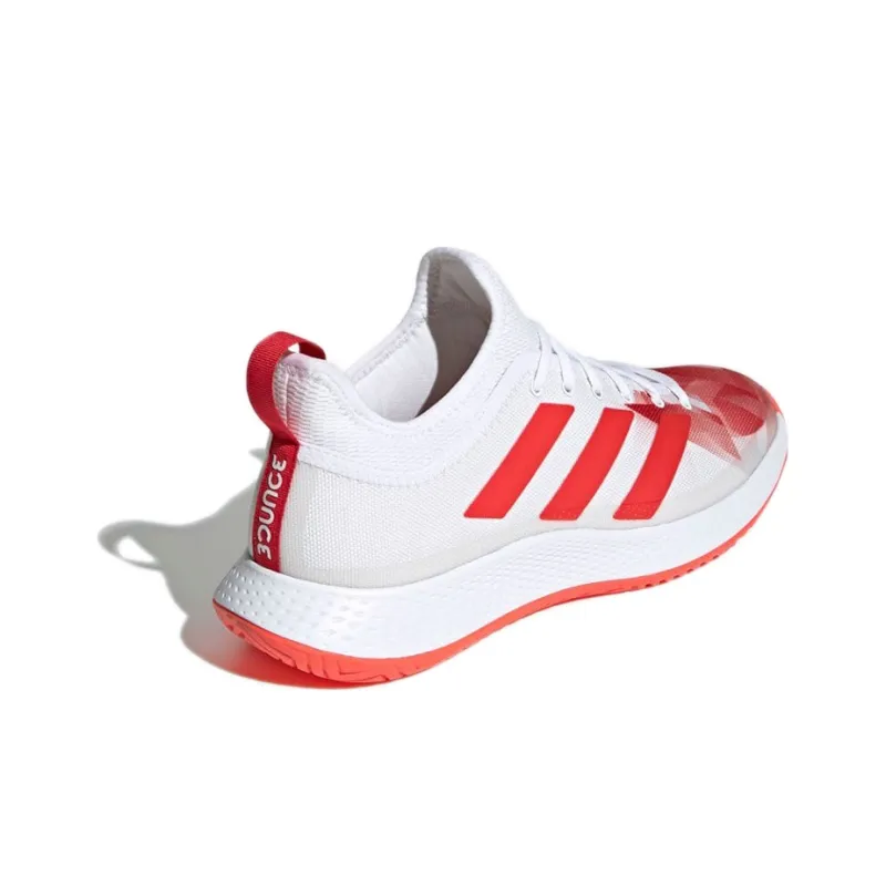 Adidas ULT Multicourt Abrasion Resistant Low Top Tennis Shoes Men's White Red-3