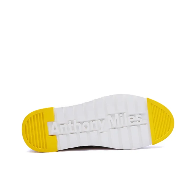 Anthony Miles Skateboard Shoes Men Low Top Light Brown-5
