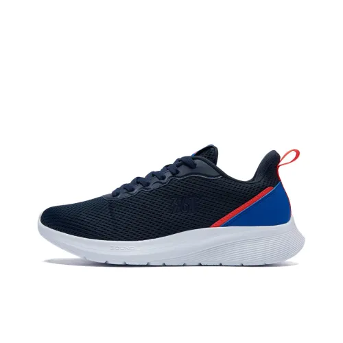 361° Running Shoes Men Low-Top Black Shadow Blue/Numbers Blue