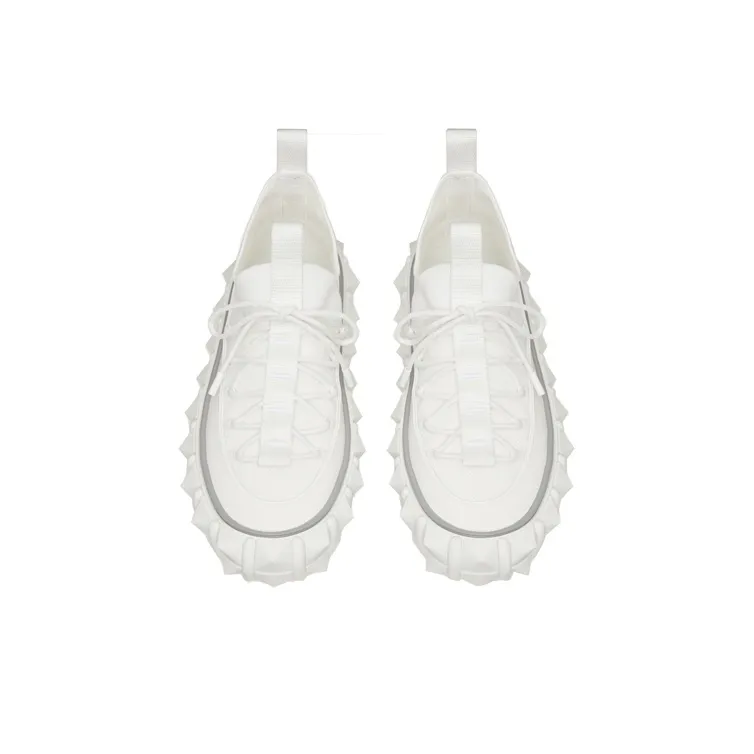 CRAIG GREEN x Valentino ROCKSTUD Low Top Skateboard Shoes Men's White-3