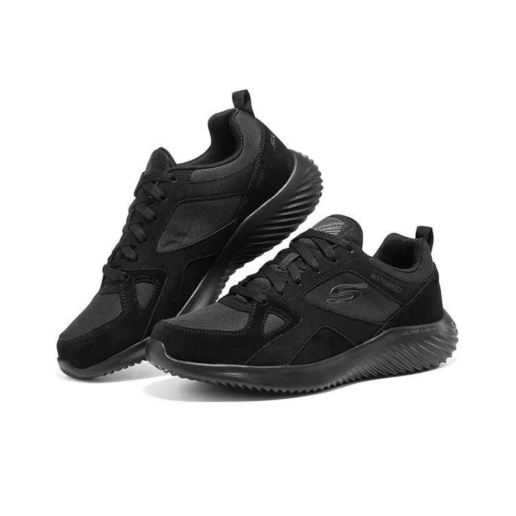 Skechers Bounder Anti-Slip Wear-Resistant Low-Top Casual Shoes Men's Black-2