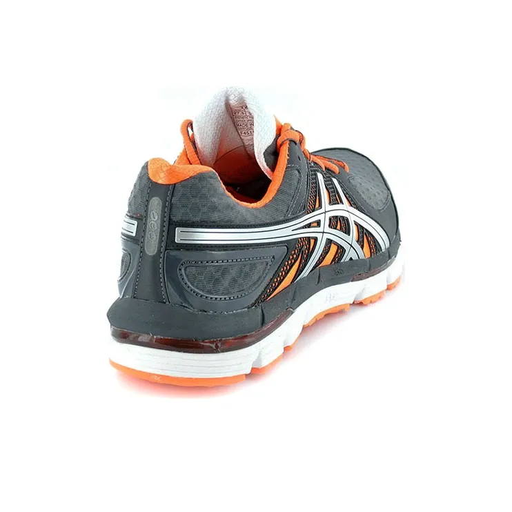 Asics Gel-Excel 33 Durable Breathable Lightweight Low-Top Running Shoes Men's Gray Orange-2