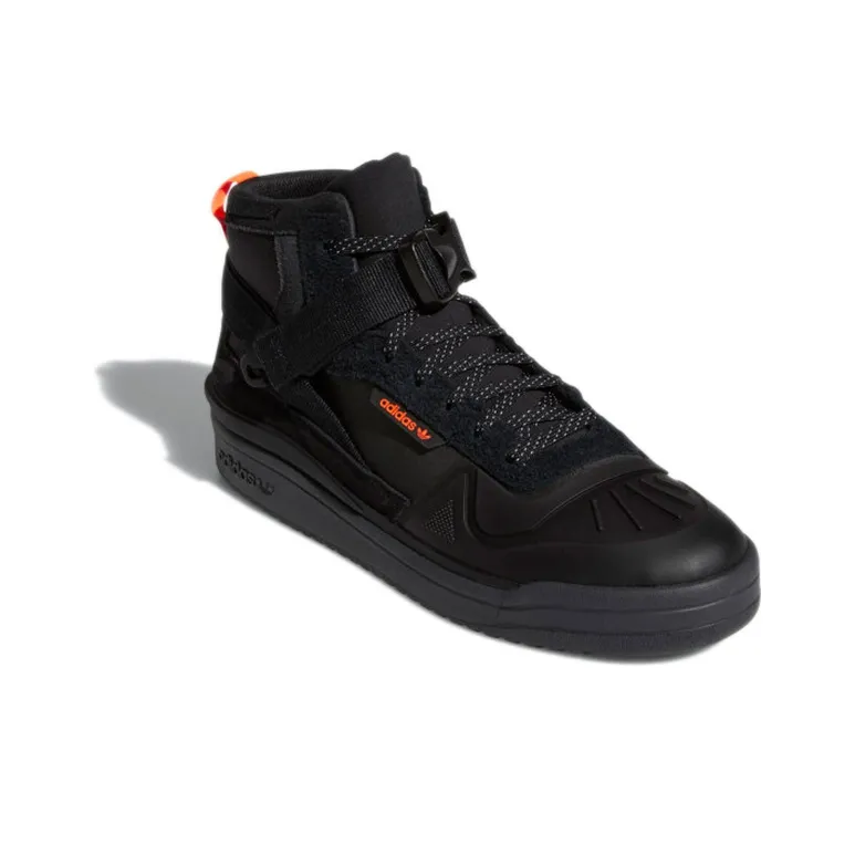 Adidas Originals Forum Hi Gtx Core Black Solar Red-2