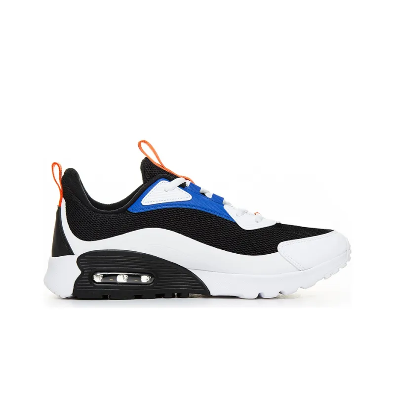 Erke Abrasion Resistant Breathable Low Top Running Shoes Men's Black Neon Orange-2