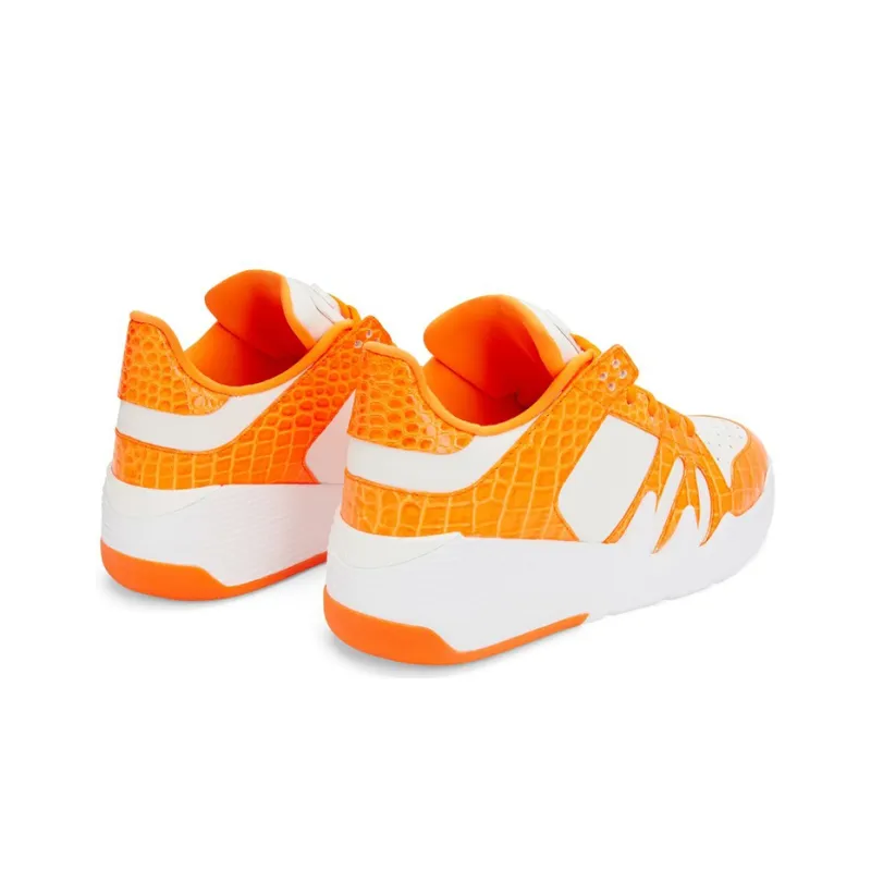 Giuseppe Zanotti Talon Crocodile effect Sneakers-3