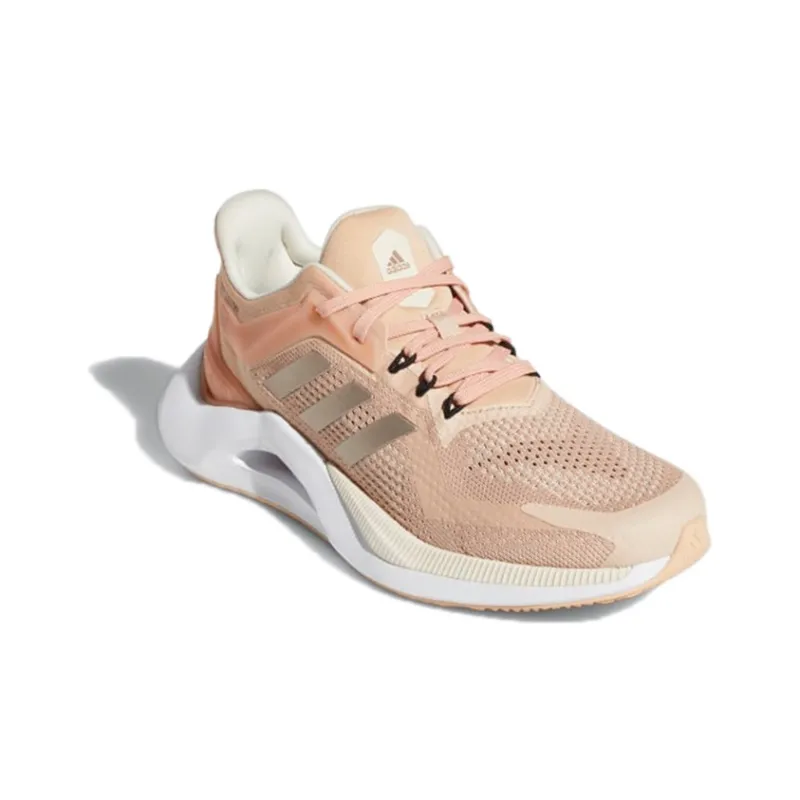 Adidas Alphatorsion 2.0 Wear-Resistant Low-Top Running Shoes Women's Orange Pink-2