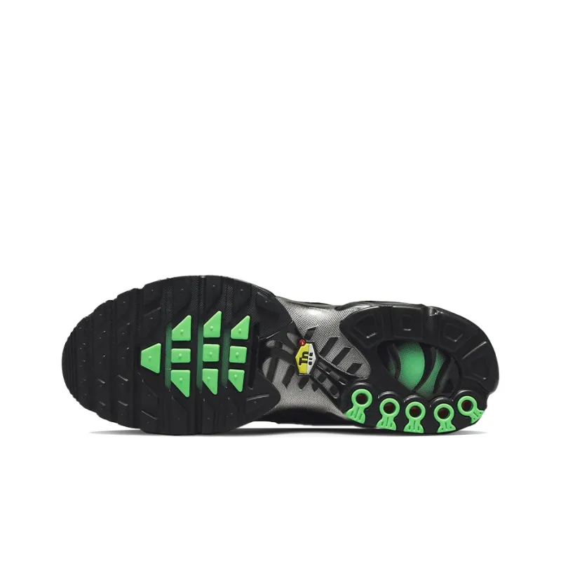 Nike Air Max Plus Black Silver Green Strike Men's-5