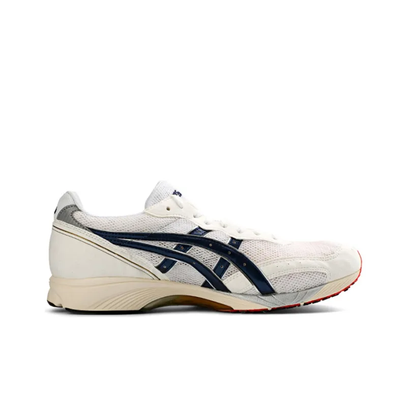 Asics Tarther Japan Wear-Resistant Low-Top Running Shoes Men's White Blue-1