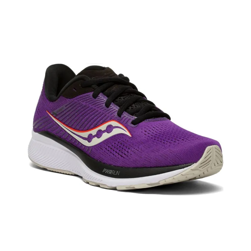 Saucony Guide 14 Cushioning Anti-Slip And Wear-Resistant Lightweight Support Low-Top Running Shoes Women's Purple-2